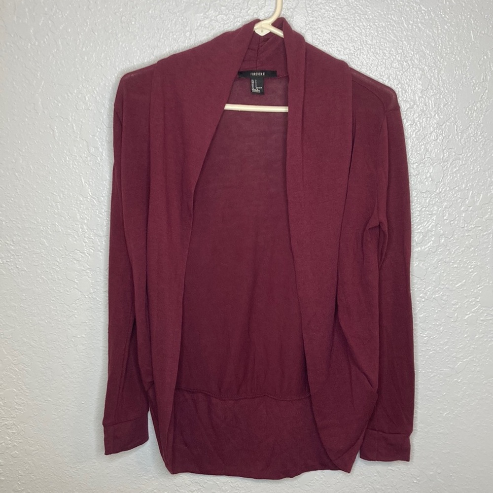 Maroon Forever 21 sweater